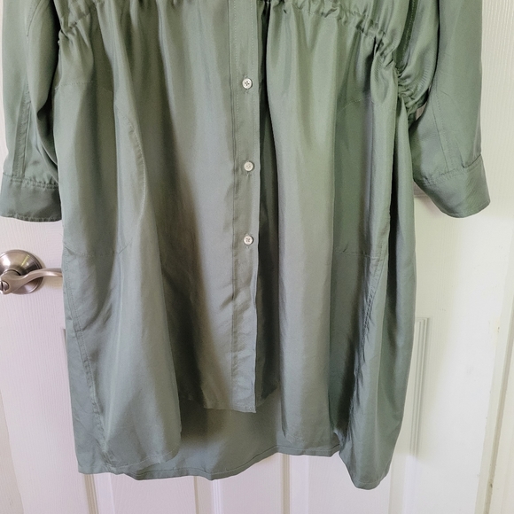 Caron Callahan Silk Shirt Dress - Picture 3 of 12